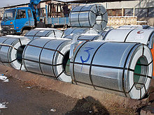 Сталь оцинкованная в рулоне 1250 х 0,5 мм