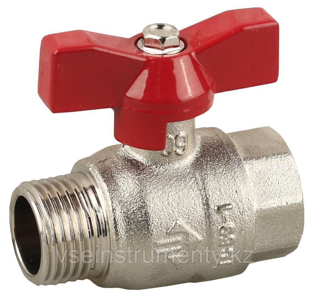 ЗУБР d 1″, ″мама-папа″, шаровой кран (51354-N-1), фото 1