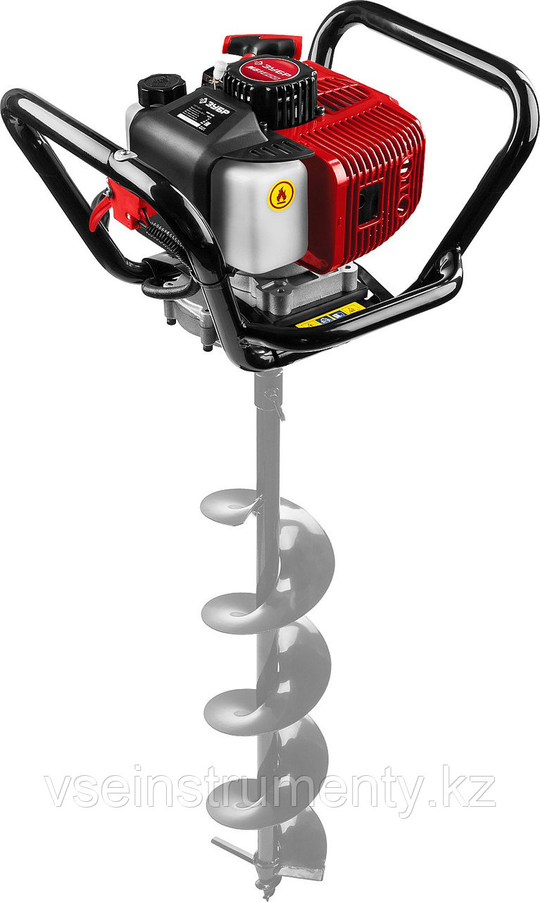 ЗУБР d 60 - 200 мм, 52 см3, 1 оператор, мотобур (бензобур) (МБ1-200), фото 1