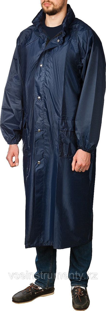 STAYER ProTect, нейлон, синий, р.52-54, плащ-дождевик на молнии, Professional (11612-52), фото 1