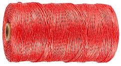 STAYER d 1.5 мм, 500 м, 800 текс, 32 кгс, красный, полипропиленовый шпагат (50079-500)