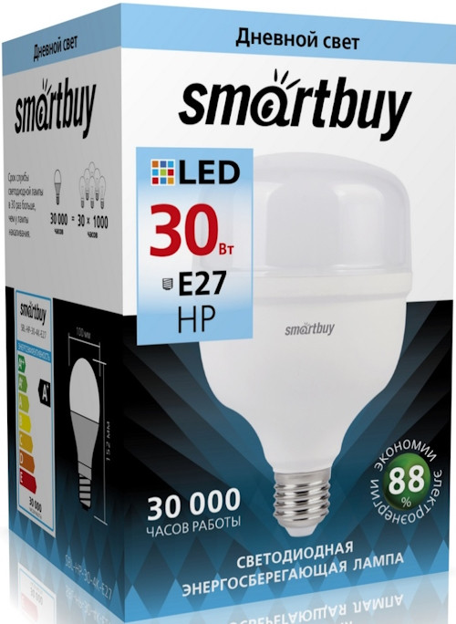 Светодиодная (LED) Лампа Smartbuy HP E27, фото 1