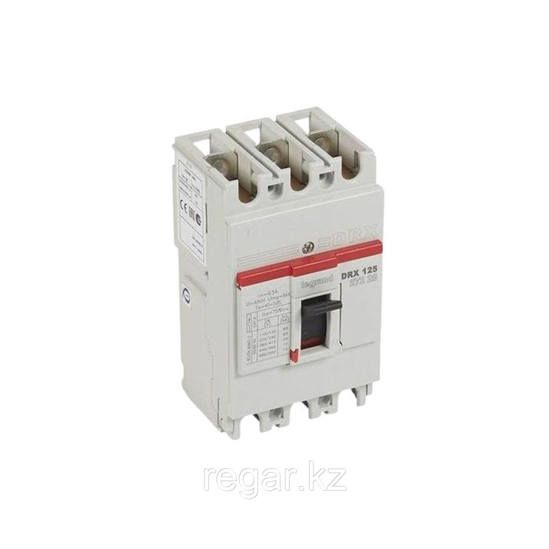 Автоматический выключатель Legrand 27220 3П 63A DRX125 20kA термомагнитный, фото 1