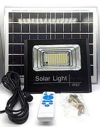 Уличный прожектор на солнечной батарее с пультом F2-100 (100 Вт)