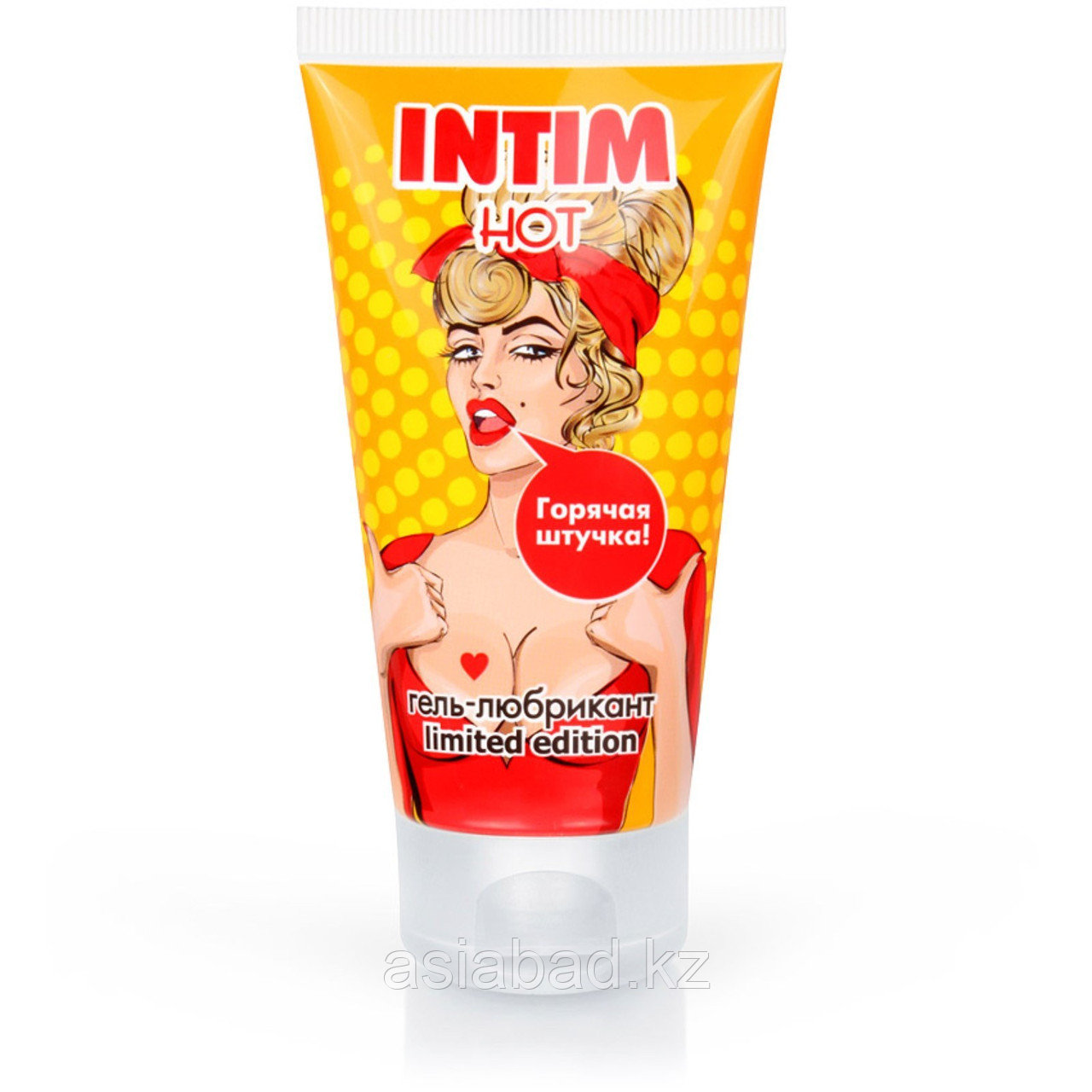 Гель-смазка INTIM in the city Hot, на водной основе, разогревающая, имбирь, 50 мл, фото 1