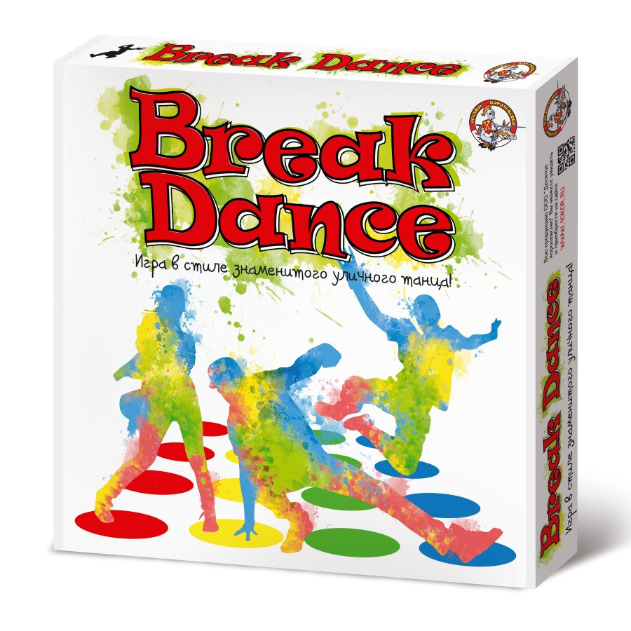 Игра для детей и взрослых Танцевальный коврик «Break Dance» (поле 1,2 м*1,8 м) мал.