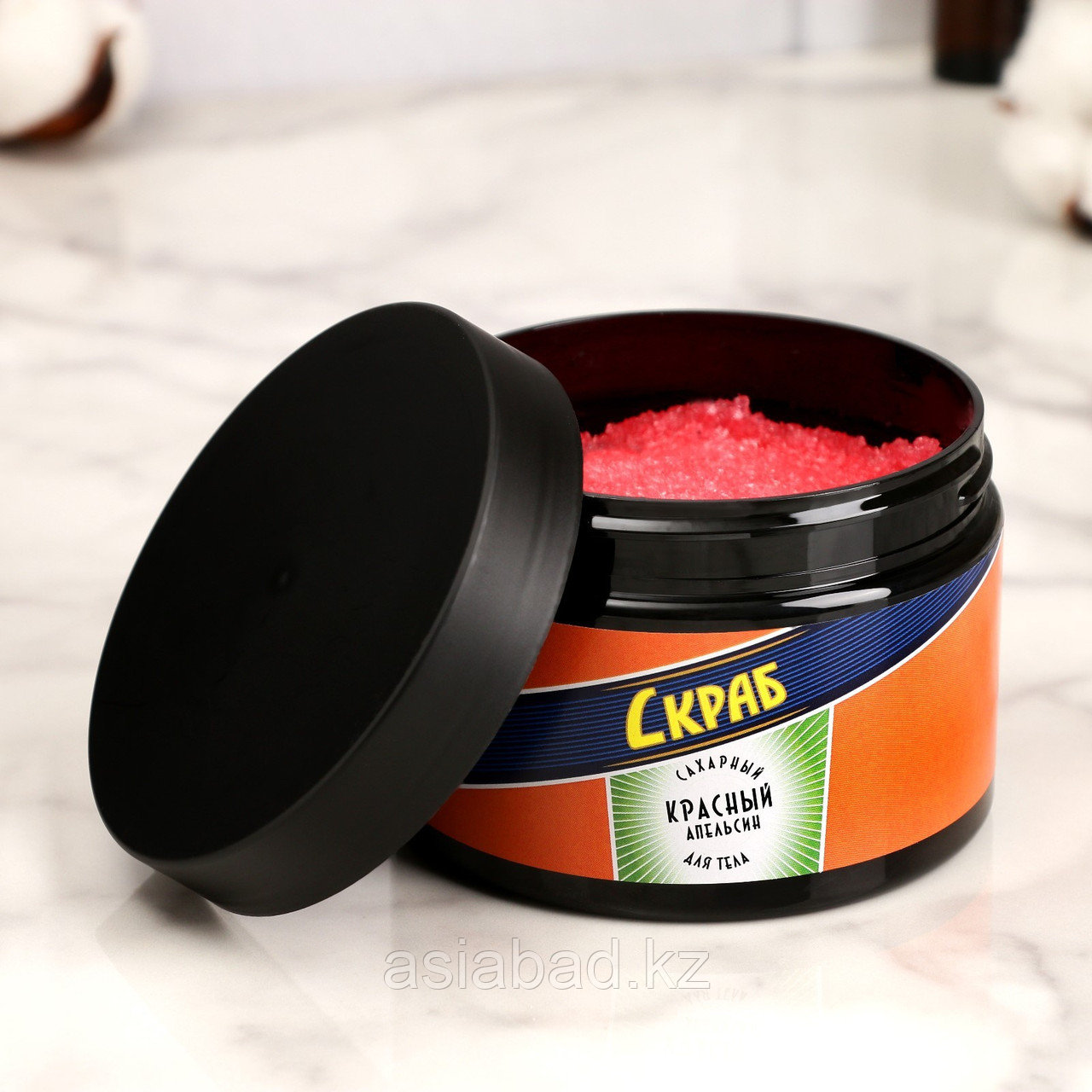 Скраб для тела сахарный "Красный апельсин" 320 мл, фото 1