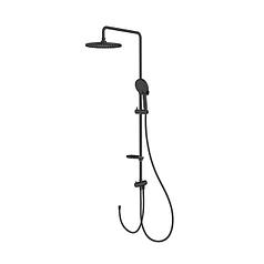 Смеситель для ванны с верхним душем, черный матовый, IdealSpa, Milardo, ILSBL3FM76  ****!