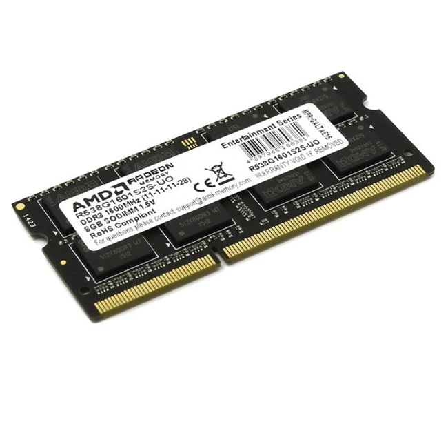 Оперативная память для ноутбука 8Gb DDR3 1600MHz AMD Radeon R5 Entertainment Series R538G1601S2S-U