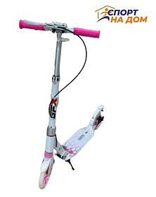 Городской самокат GFX алюминиевый Розовый для взрослых и подростков