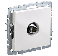 BRITE Розетка TV проходная РТВ10-0-БрБ белый IEK