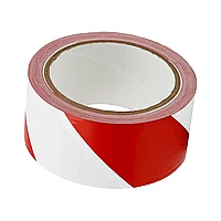 Сигнальная лента 50мм х 150 метров (красно-белая)