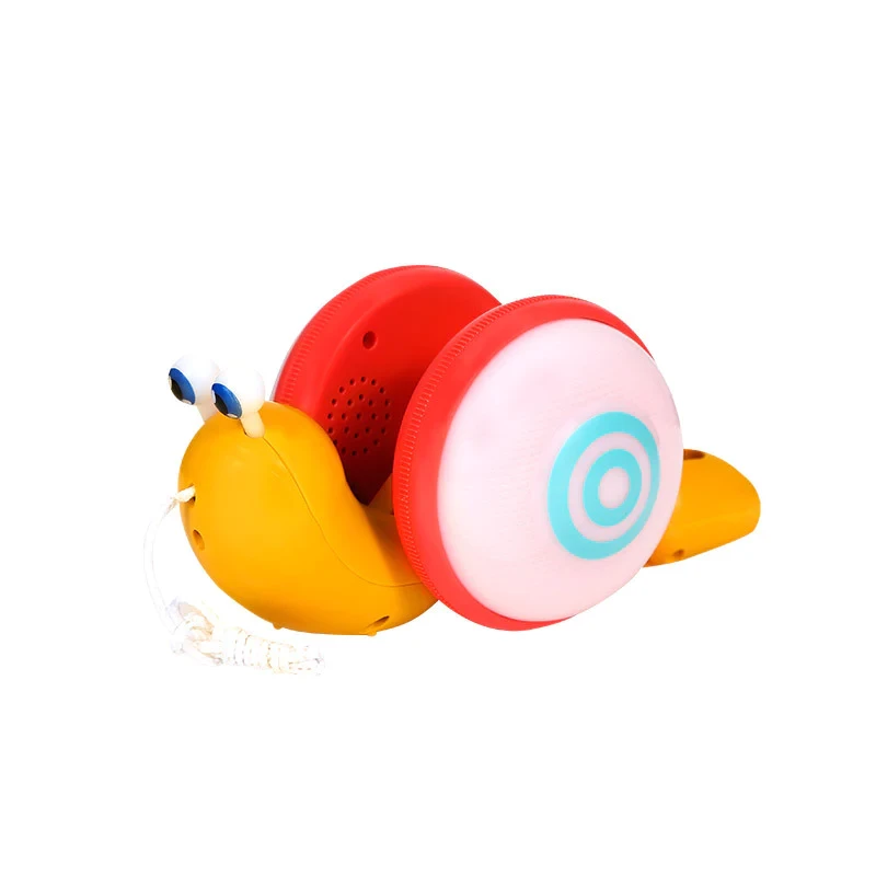 Игрушка каталка Ползающая Улитка Pull along snail toy, фото 1