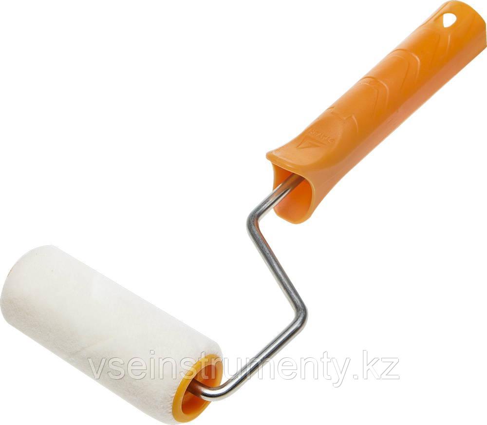 STAYER VELOUR, 15 х 70 мм, бюгель 6 мм, ворс 4 мм, 50% акрил, 50% шерсть, для лаков и эмалей, малярный, фото 1