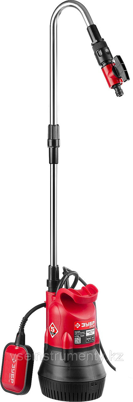 ЗУБР 300 Вт, дренажный насос для резервуаров (бочковой) (НПБ-300), фото 1