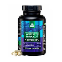 Marine сollagen, Коллаген морской с гиалуроновой кислотой и витамином С №60