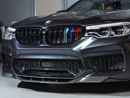 Карбоновая губа переднего бампера для BMW M5 F90 2017-2020