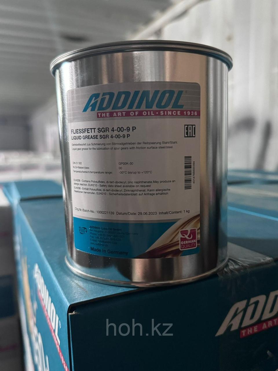 ADDINOL Fliessfett SGR 4-00-9P