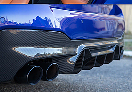 Карбоновый диффузор заднего бампера для BMW M5 F90 2017-2020