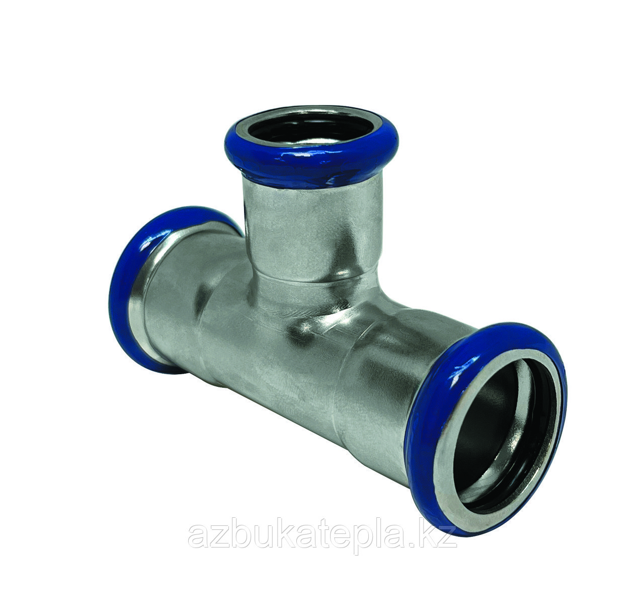 Трехраструбный пресс-тройник из нержавеющей стали 15*15*15