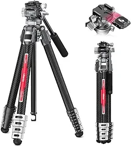 ULANZI TT09 Multifunctional Carbon Fiber Tripod + Arca Swiss Ballhead STARK Штатив, фото 1