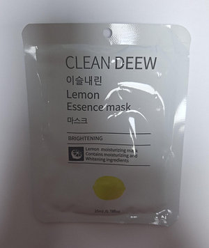 Маска для лица CLEAN DEEW тканевая Lemon 1 шт