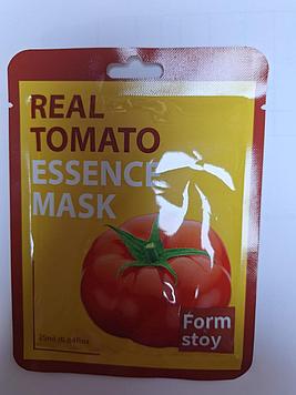 Маска для лица Тканевая  томат