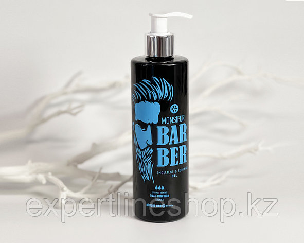 Масло до и после депиляции MONSIEUR BARBER EMOLLIENT & SOOTHING OIL 300мл, фото 1