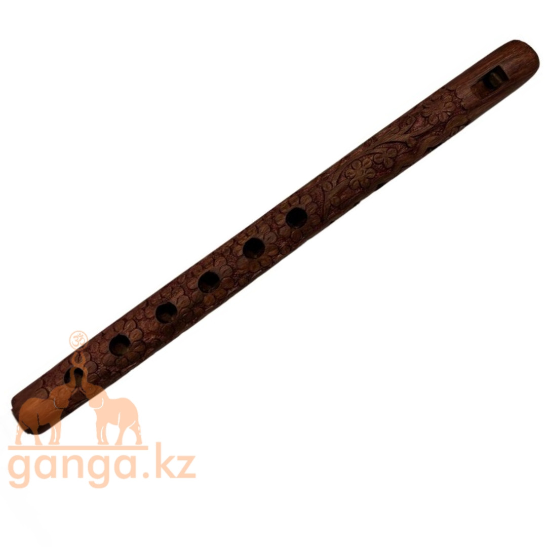 Бансури резная - индийская флейта, фото 1