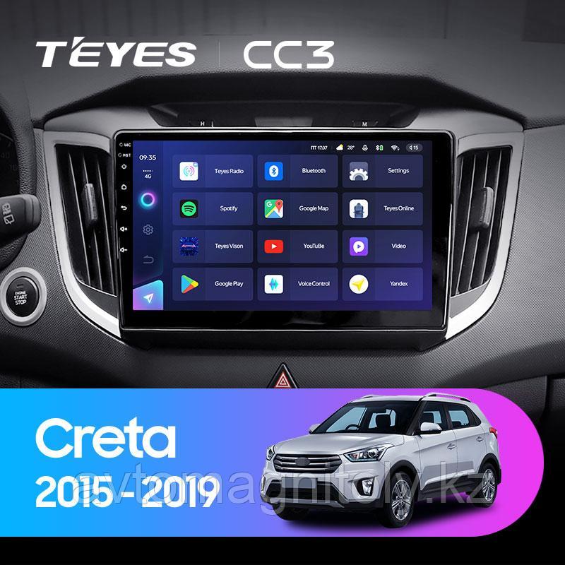 Автомагнитола Teyes CC3 360 3GB/32GB для Hyundai Creta 2015-2019