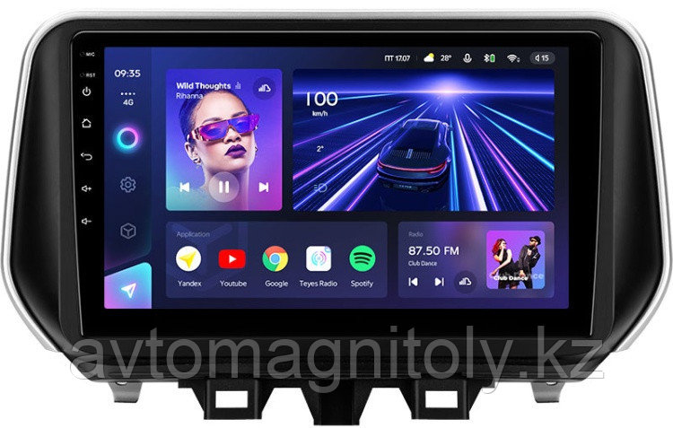 Автомагнитола Teyes CC3 360 3GB/32GB для Hyundai Santa Fe 4 2021-2023