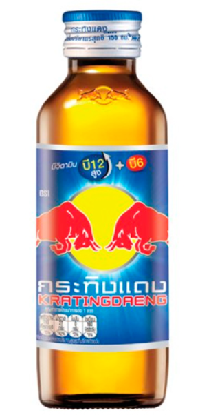 Энергетик RED BULL Krating daeng Extra 145 мл стекло (10 шт-упак) ТАЙЛАНД