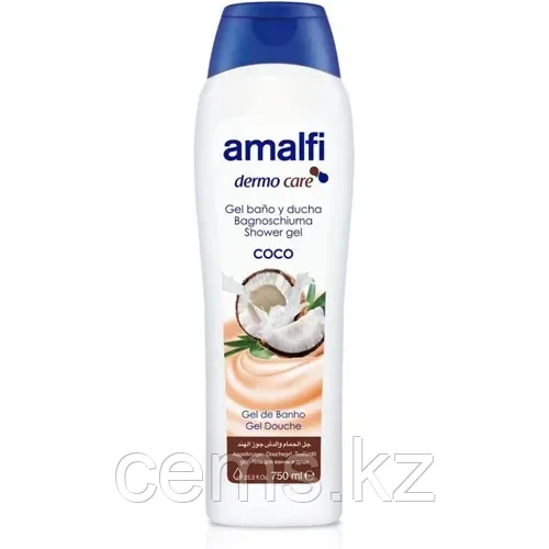 AMALFI гель для ванн и душа Кокосовый "Cocunut Milk",для всех типов кожи 750мл