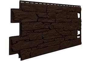 Фасадные панели VILO Stone Dark Brown (Темно-коричневый), фото 1