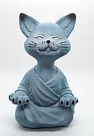 Садовая фигурка из гипса Фигура Кот Будда 36х20х17 см