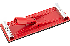 Брусок для шлифования 220 х 80 мм с шарнирным переходником под телескопическую ручку// Matrix