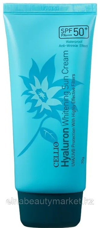CELLIO крем Hyaluron Whitening Sun Cream SPF50+ PA+++ для лица 70 мл, фото 1