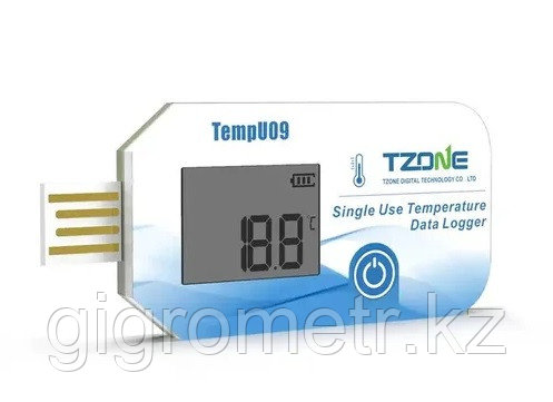 TempU09 Одноразовый температурный логгер (регистратор) с дисплеем.