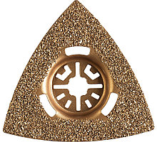 ЗУБР ШВТ-80 UniLock, 80 мм, OIS-хвост., насадка треугольная шлифовальная, Профессионал (15563-80)