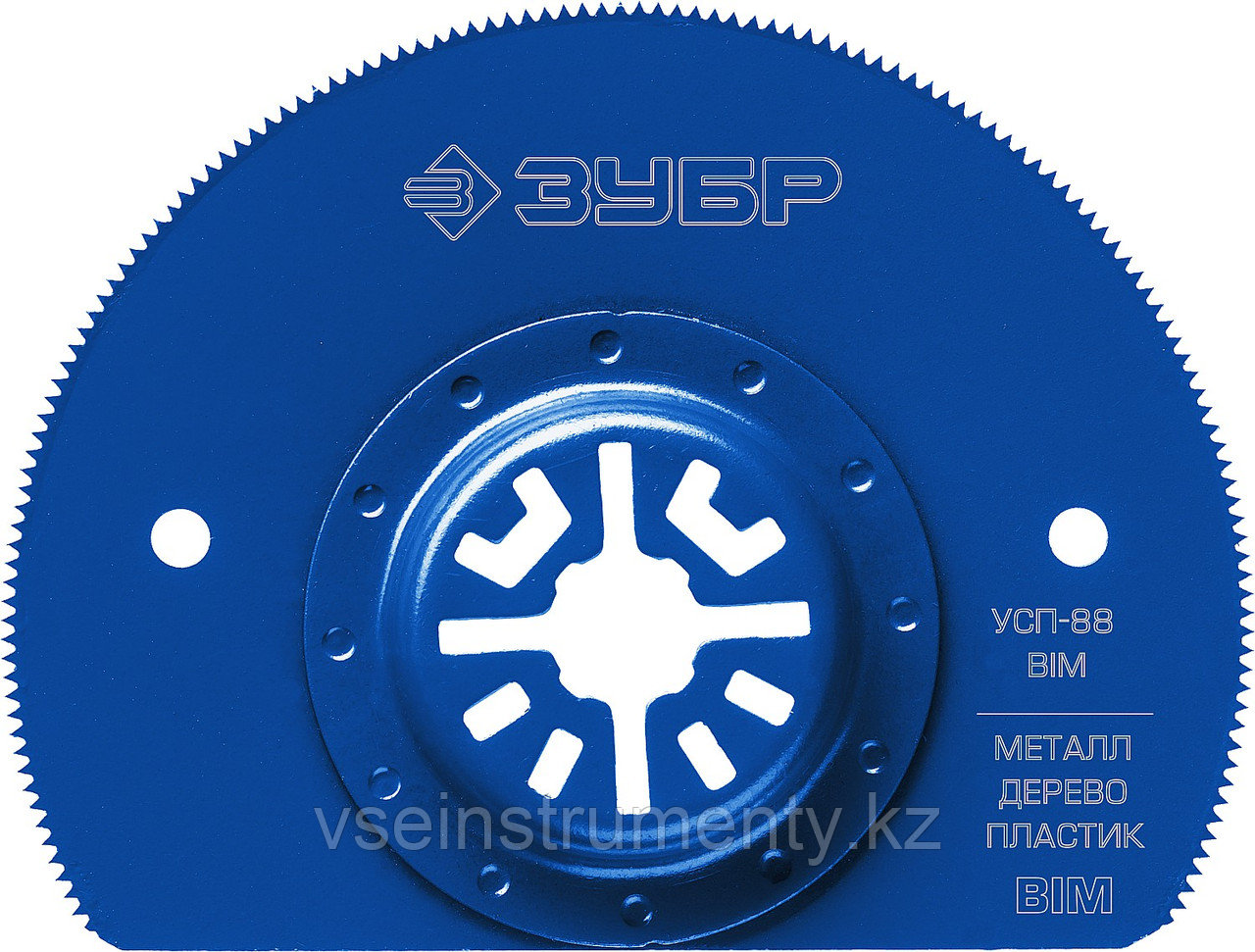 ЗУБР УСП-88 BIM UniLock, 88 мм, OIS-хвост., насадка универсальная сегментная пильная, Профессионал (15562-88), фото 1
