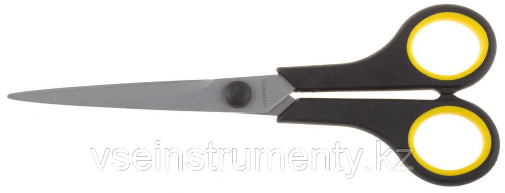 STAYER 175 мм, двухкомпонентные ручки, хозяйственные ножницы (40465-18), фото 1