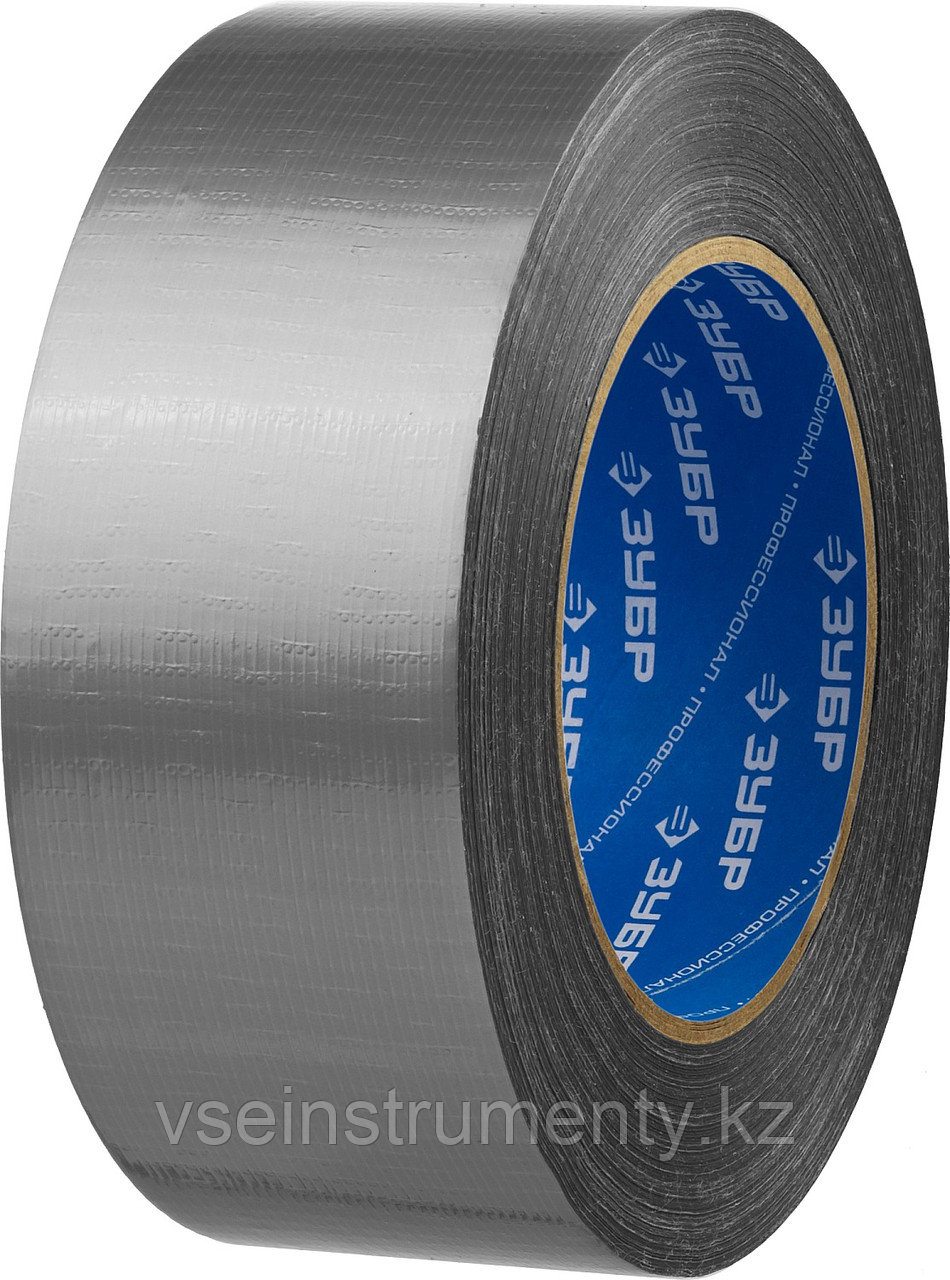ЗУБР 48 мм, 45 м, серая, на тканевой основе, универсальная армированная лента, Профессионал (12090-50-50), фото 1