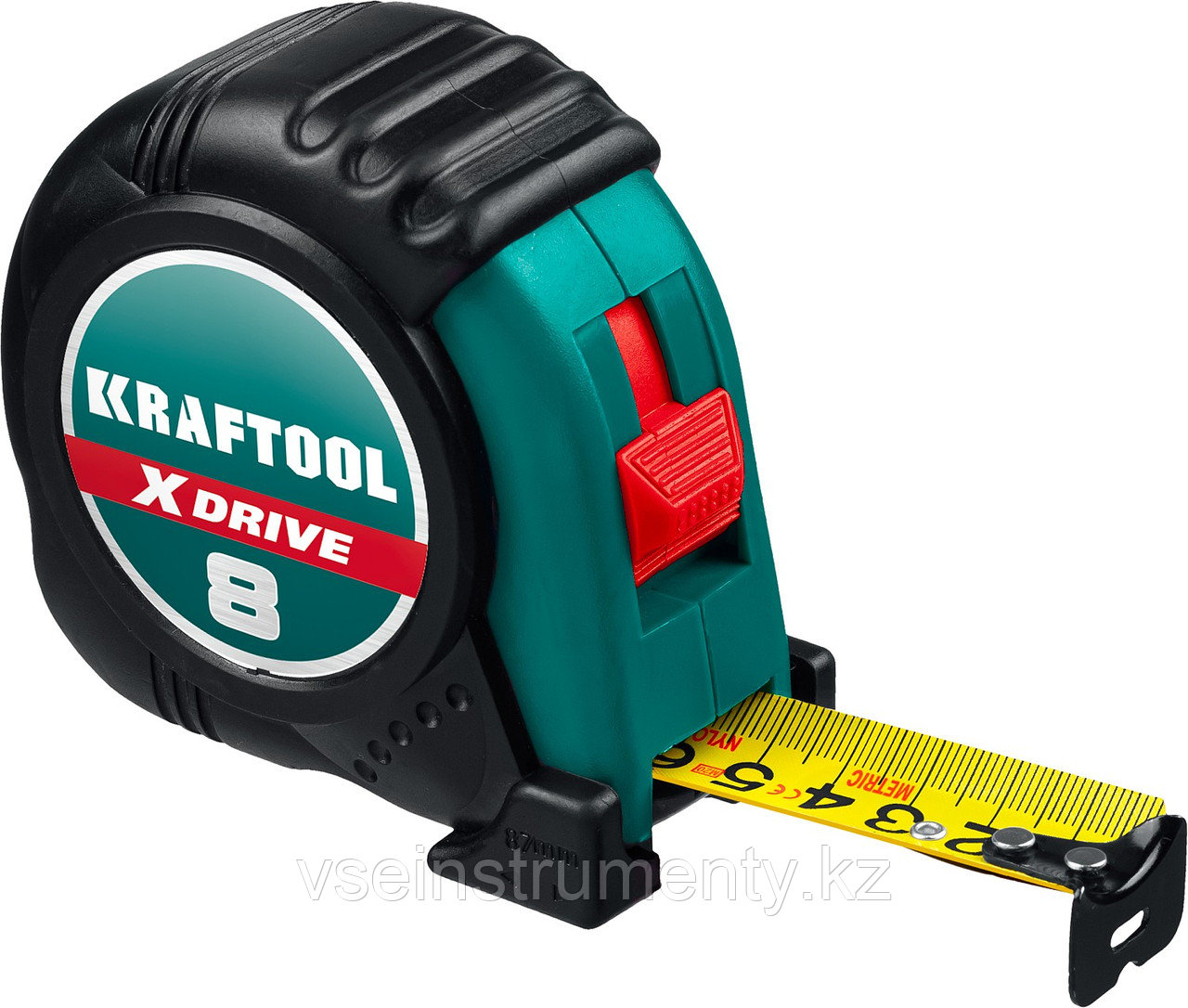 KRAFTOOL X-Drive, 8 м х 25 мм, рулетка (34122-08), фото 1