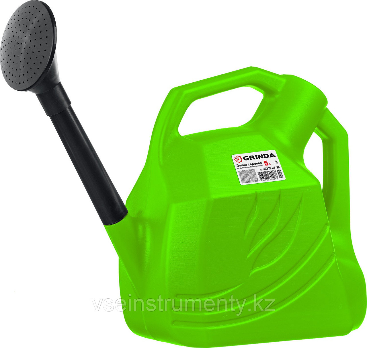 GRINDA 5 л, пластмассовая, съемный наконечник, садовая лейка (40319-05), фото 1