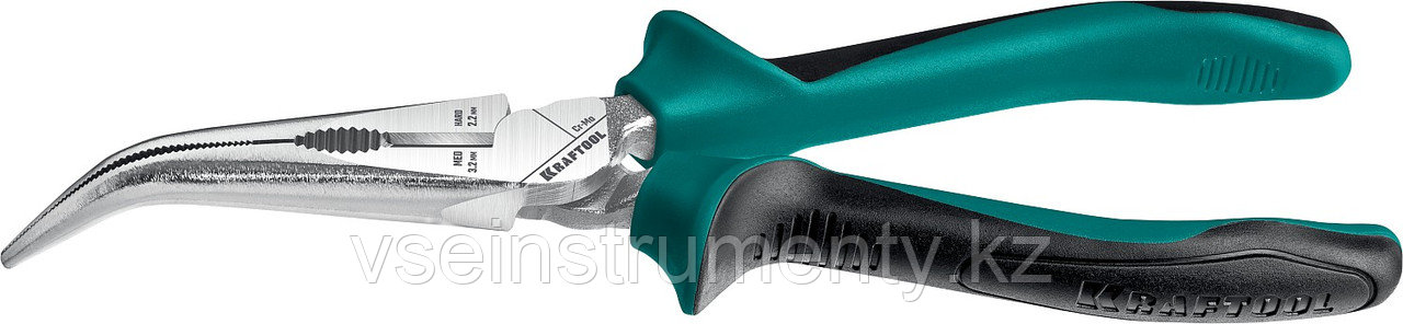 KRAFTOOL 200 мм, изогнутые тонкогубцы (22011-4-20), фото 1