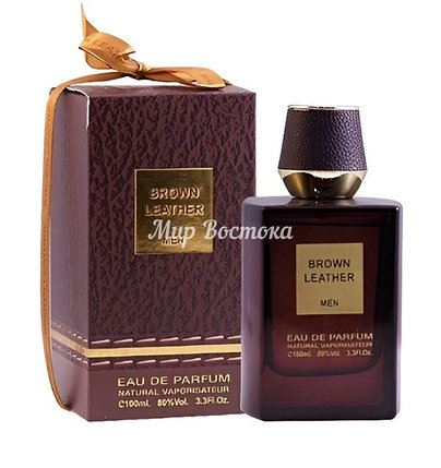 Парфюмерная вода Brown Leather Fragrance World (100 мл, ОАЭ), фото 1