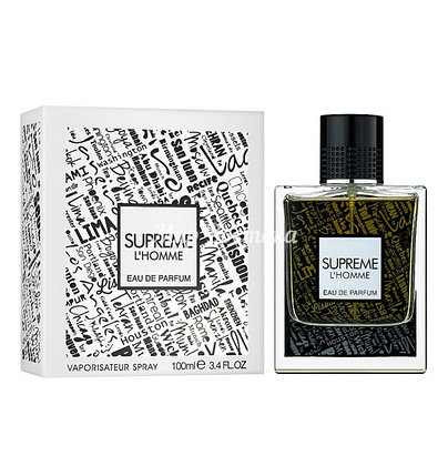 Парфюмерная вода Supreme L'Homme Fragrance World (100 мл, ОАЭ), фото 1