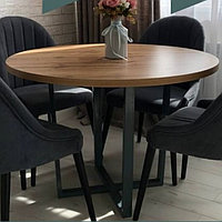 Стол круглый карагач