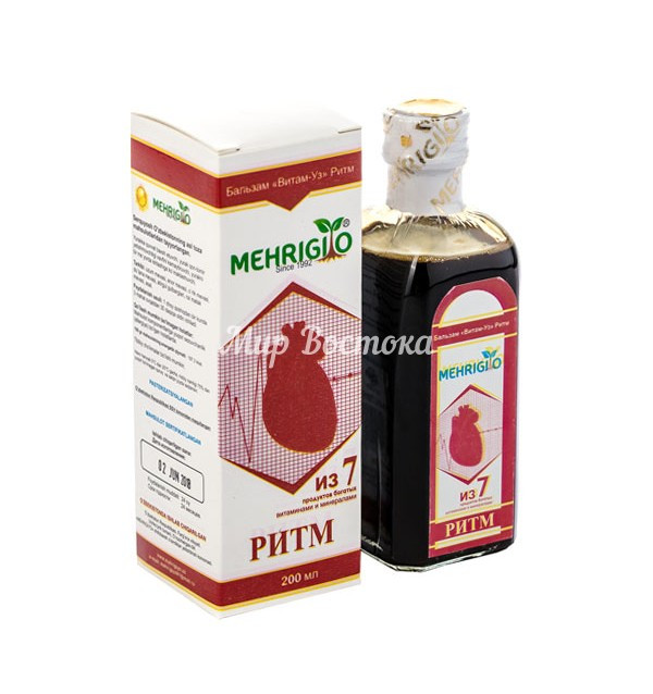 Бальзам "Витамин-Уз" Ритм Mehrigiyo (200 мл, Узбекистан)