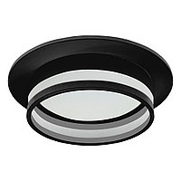 Светильник встраиваемый Feron DL502 LUNA потолочный GX53 черный круг